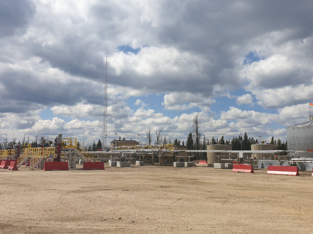 Chevron Wellsite Photograph